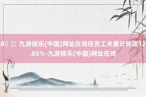 🦄九游娱乐(中国)网址在线任员工夫累计陈述12.85%-九游娱乐(中国)网址在线