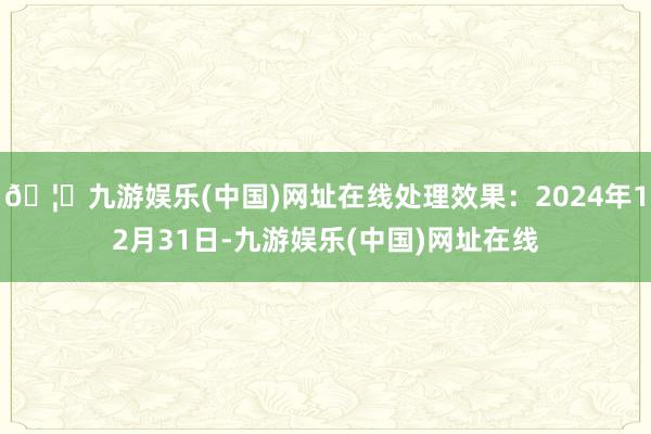 🦄九游娱乐(中国)网址在线处理效果：2024年12月31日-九游娱乐(中国)网址在线