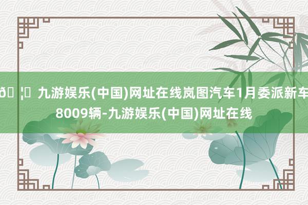 🦄九游娱乐(中国)网址在线岚图汽车1月委派新车8009辆-九游娱乐(中国)网址在线